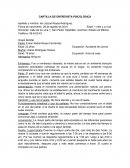 Cartilla de entrevista psicológica