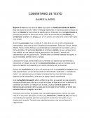 Comentario de texto del libro Bajarse al Moro