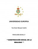 Construcción social de la realidad