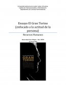 EL Gran Torino enfocado a la actitud de la persona