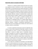 Desarrollos sobre el concepto de Intimidad