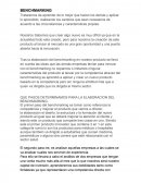 Benchmarking. PASOS DETERMINAMOS