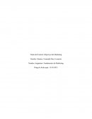 Objetivos del marketing