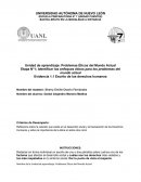 Escrito de los derechos humanos