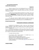 Pauta para levantar una investigación