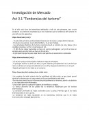 Tendencias del turismo