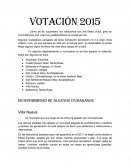 Votación 2015