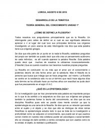 Informe generalidades del conocimiento. Página 2