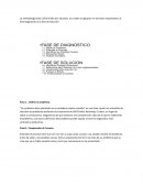 10 pasos, los cuales se agrupan en dos fases importantes, la fase diagnostico y la fase de solución