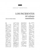 LOS INCIDENTES