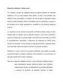 Trabajo social y educación ambiental