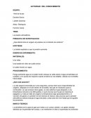 Actividad del conocimiento. La presión atmosférica