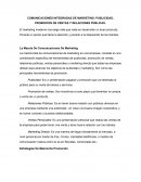 COMUNICACIONES INTEGRADAS DE MARKETING: PUBLICIDAD, PROMOCION DE VENTAS Y RELACIONES PÚBLICAS