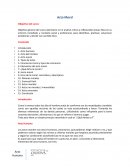 Acto Moral Obejetivo del curso