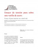 Ensayo de tension