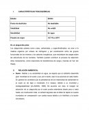 CARACTERÍSTICAS FISICOQUÍMICAS