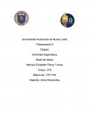 Diagnostica base de datos etapa 2