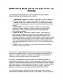Principio basico de ejecutivo de ventas