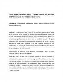 HOMOSEXUALIDAD. Página 1