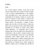Carta de ánimo dirigida a Carlos