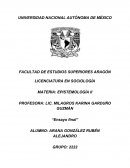 Ensayo sobre la epistemologia