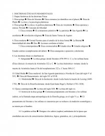 DOCTRINAS ÉTICAS FUNDAMENTALES Etapas históricas de las doctrinas Éticas. Página 1
