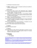 Laboratorio de reacciones quimicas