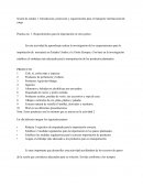 Introducción, protección y requerimiento para el transporte internacional de carga