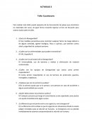 Actividad Taller cuestionario Bioseguridad