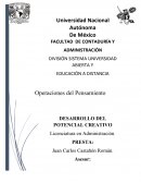 Administracion. Desarrollo del potencial creativo