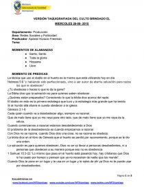 Carta. Página 1