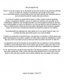 Ensayo de Día de Muertos