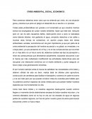 COMO SE DA LA CRISIS AMBIENTAL, SOCIAL, ECONOMICO.