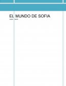 EL MUNDO DE SOFIA