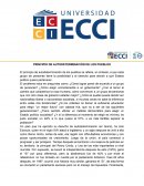 Principio de Autodeterminación de los Pueblos