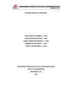 INFORME MEDIDAS DE PRECISIÓN