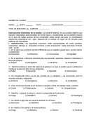 ENSAYO SOBRE LA MUESTRA DE EXAMEN