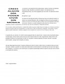 La música es una expresión