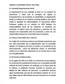 UNIDAD 3: ESCENARIO SOCIO- CULTURAL