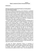 Objeto y contenido del Derecho Internacional Privado