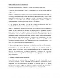 Poder de negociación de clientes. Página 1