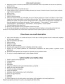 Estrategias para resumir, ensayo , reseña critica