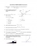 Guia para examen calculo 3