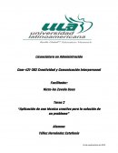 Tecnica creativa para la solucion de conflicto