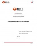 En este informe mostrare las actividades de las cuales se me asignaron en el tiempo que estuve en el periodo de práctica.