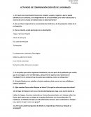 Activades de comprensión después del visionado