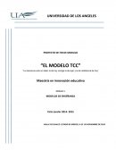 PROYECTO DE FIN DE MODULO “EL MODELO TCC”