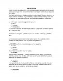La Materia, propiedades