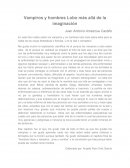 Que son los Vampiros y hombres Lobo más allá de la imaginación