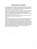 Como es la Gastronomía de chihuahua